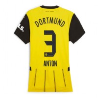 Fotballdrakt Dame Borussia Dortmund Waldemar Anton #3 Hjemmedrakt 2024-25 Kortermet